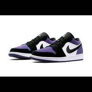 Jordan 1 Low Court Purple